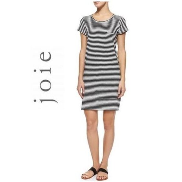 JOIE, Cortina blue and white striped cotton dress - Picture 4 of 11